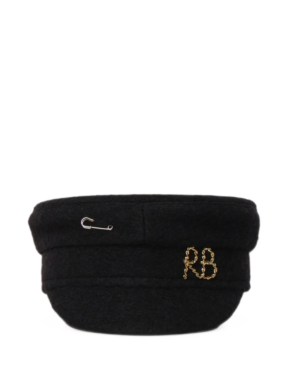 Ruslan Baginskiy logo-plaque baker boy hat in Black