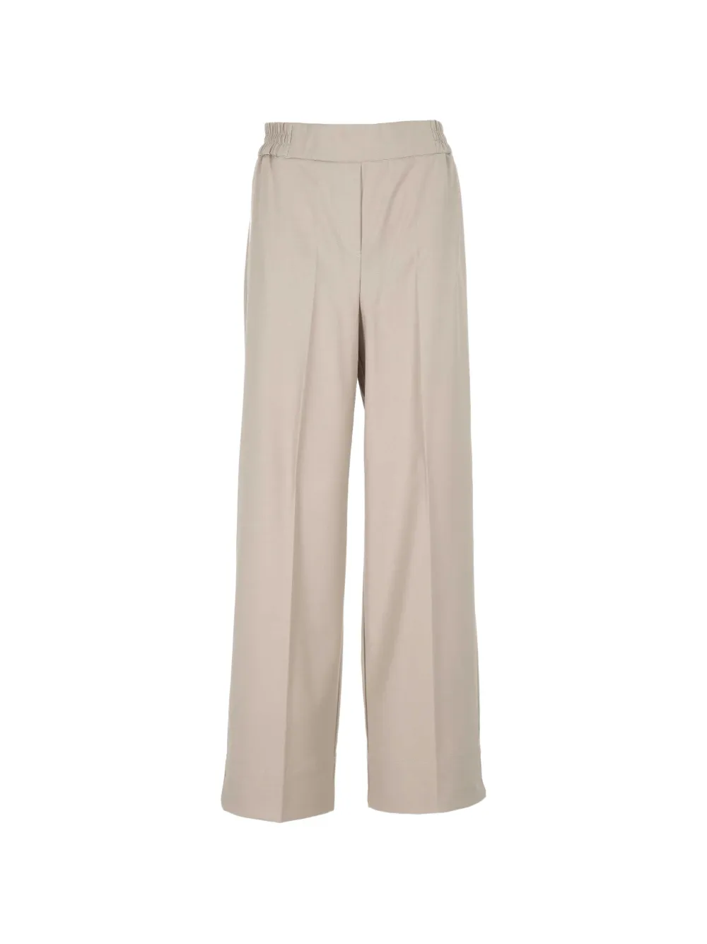Marella Plooibroek met elastische taille Beige