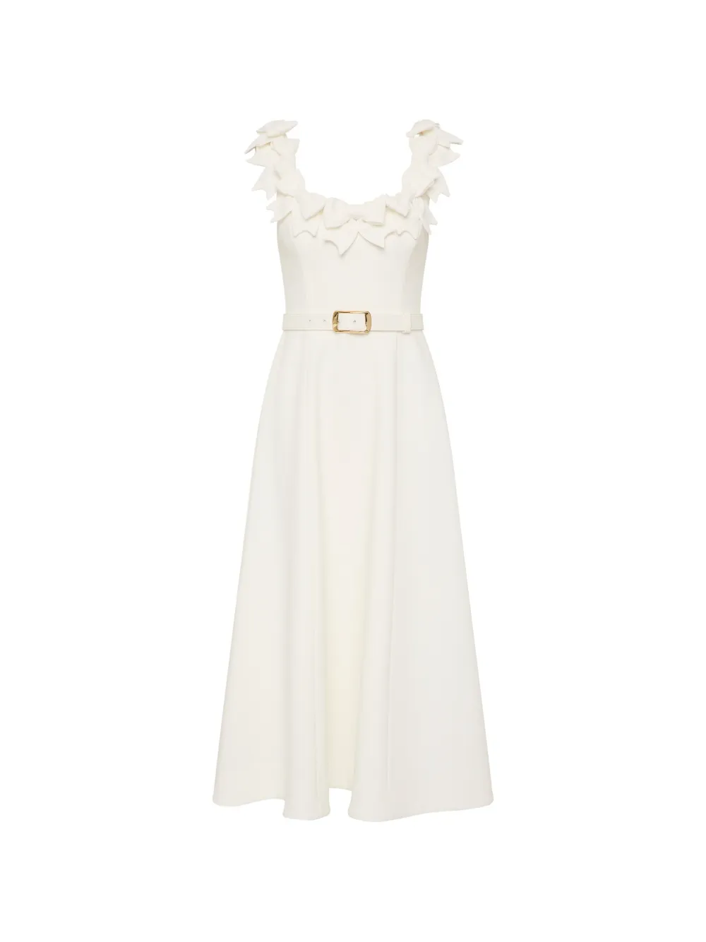 Rebecca Vallance Christopher midi-jurk Wit
