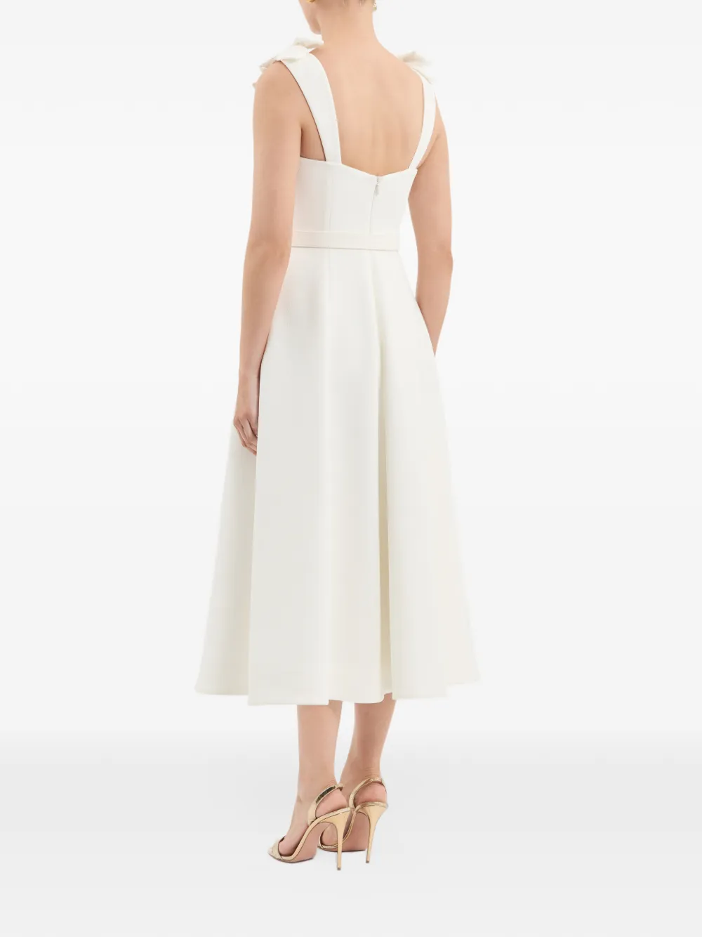 Rebecca Vallance Christopher midi-jurk Wit