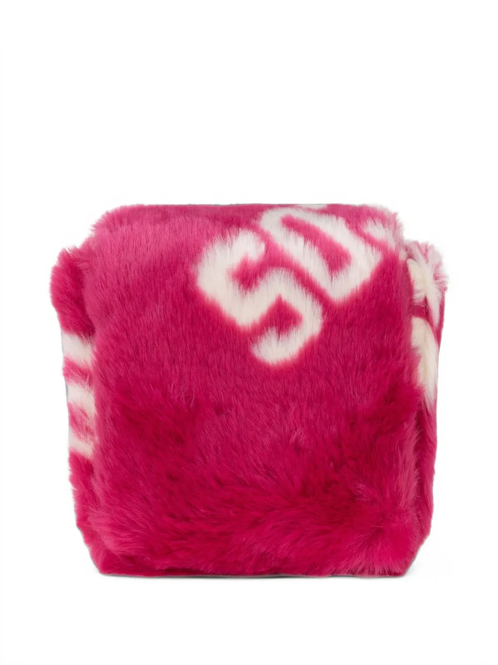 Gcds Kids Tas van imitatiebont Roze