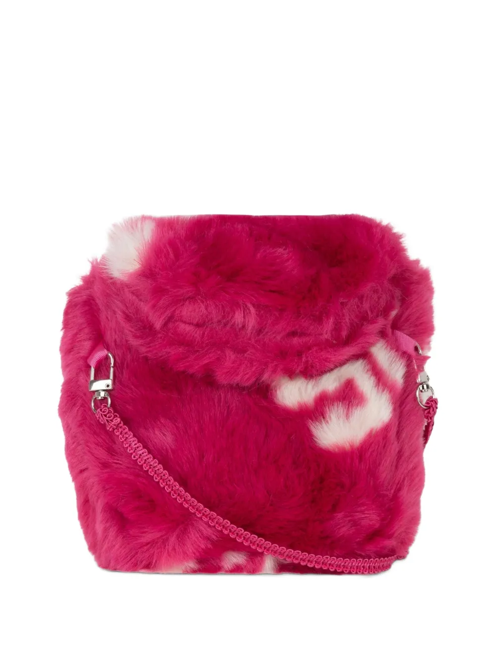 Gcds Kids Tas van imitatiebont Roze