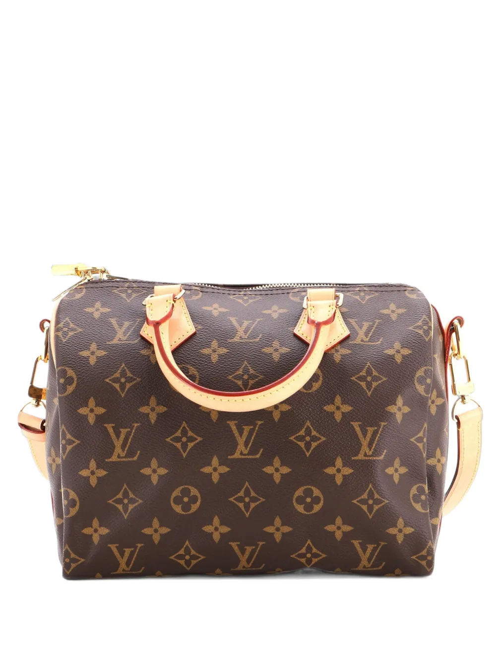 Louis Vuitton Pre-Owned Speedy Bandouliere Bag Monogram Canvas 25 satchel - Brown