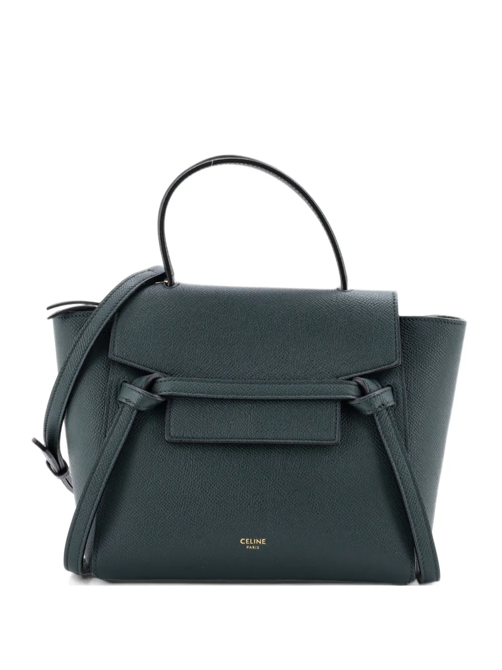 Celine Pre-Owned Belt Bag Textured Leather Nano shoulder bag - Grün