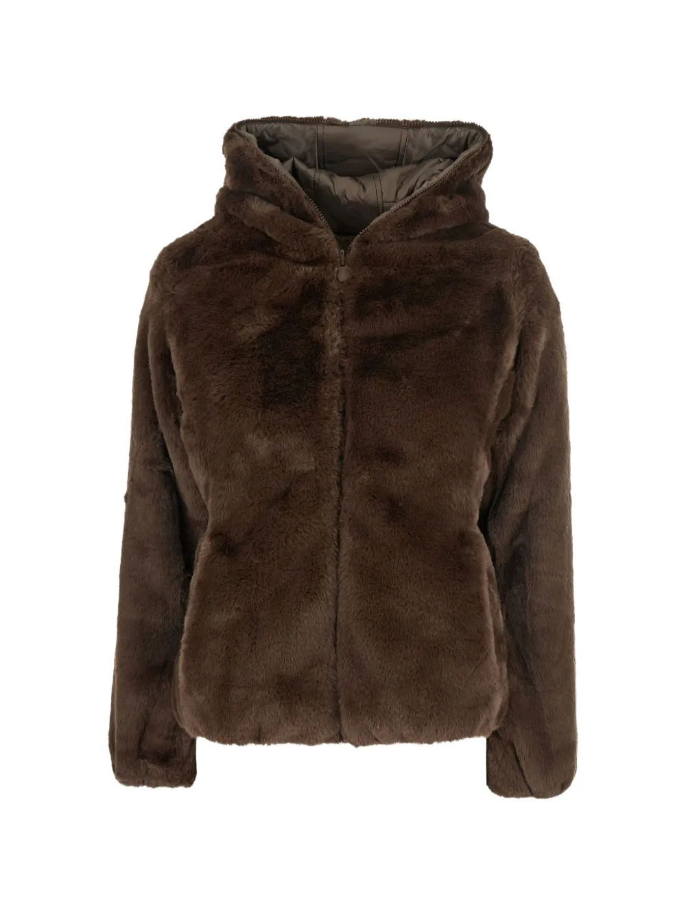 Save The Duck Laila reversible hooded jacket - Braun