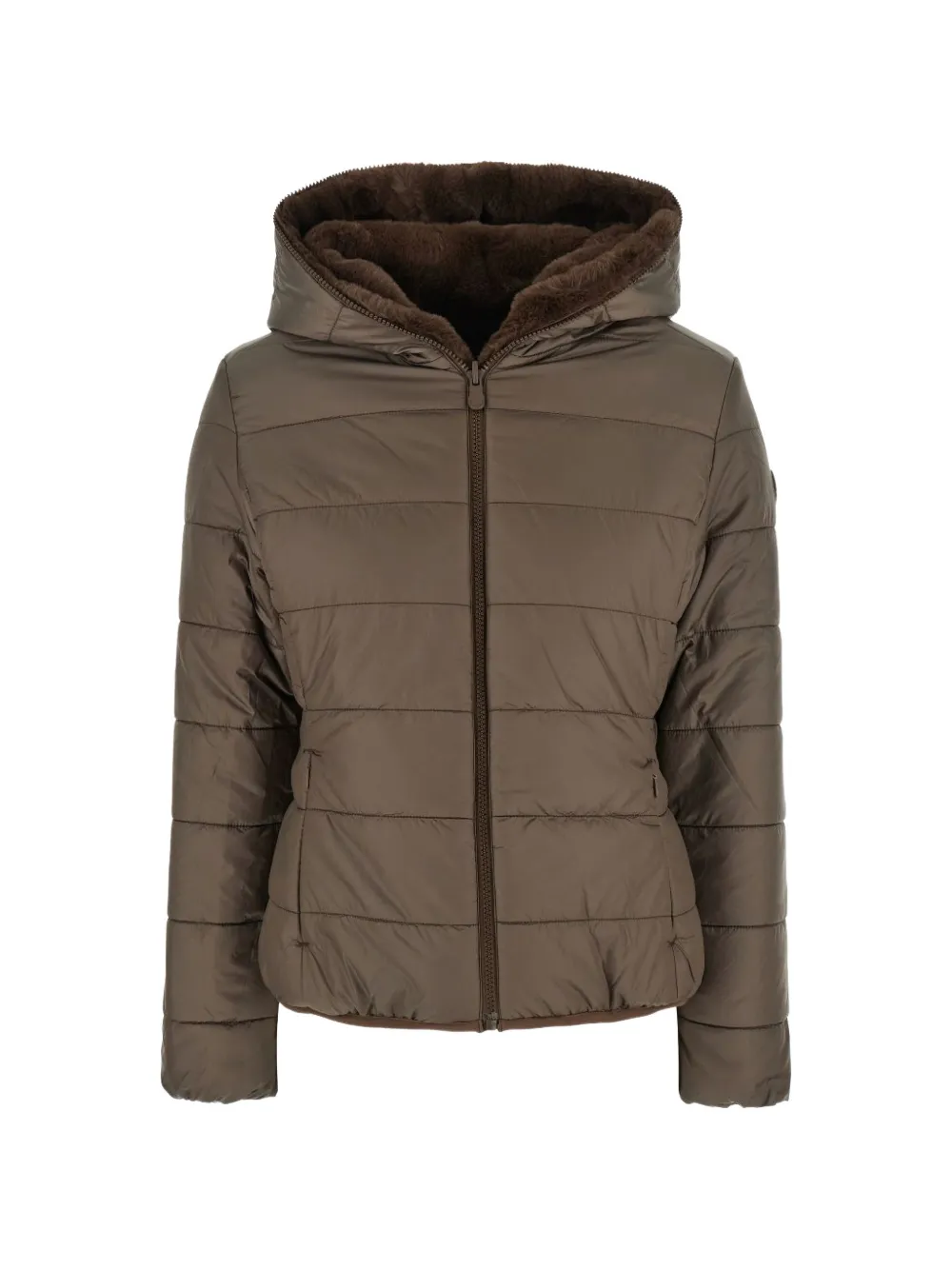 Save The Duck Laila reversible hooded jacket Bruin