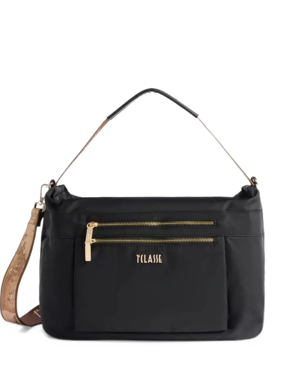 ALVIERO MARTINI 1° CLASSE Whisper logo-plaque tote bag - Nero