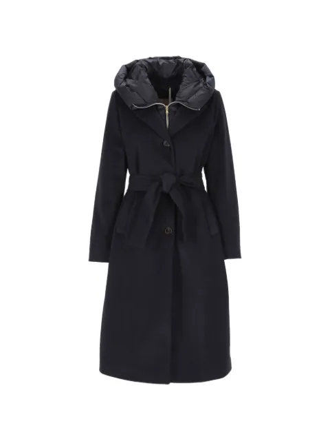 Marella belted hooded coat