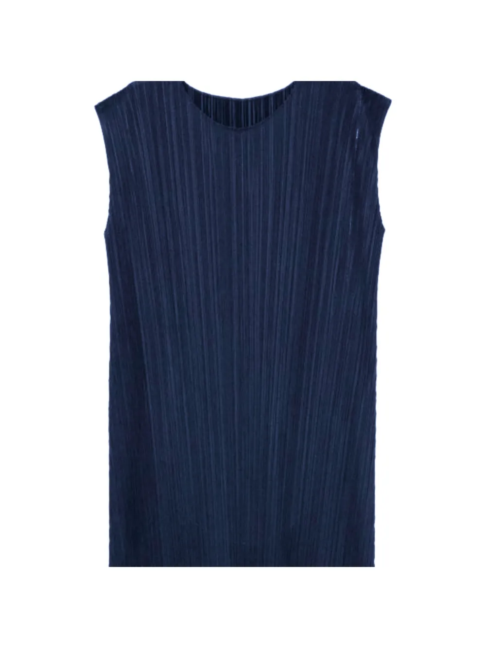 Pleats Please Issey Miyake pleated sleeveless midi dress
