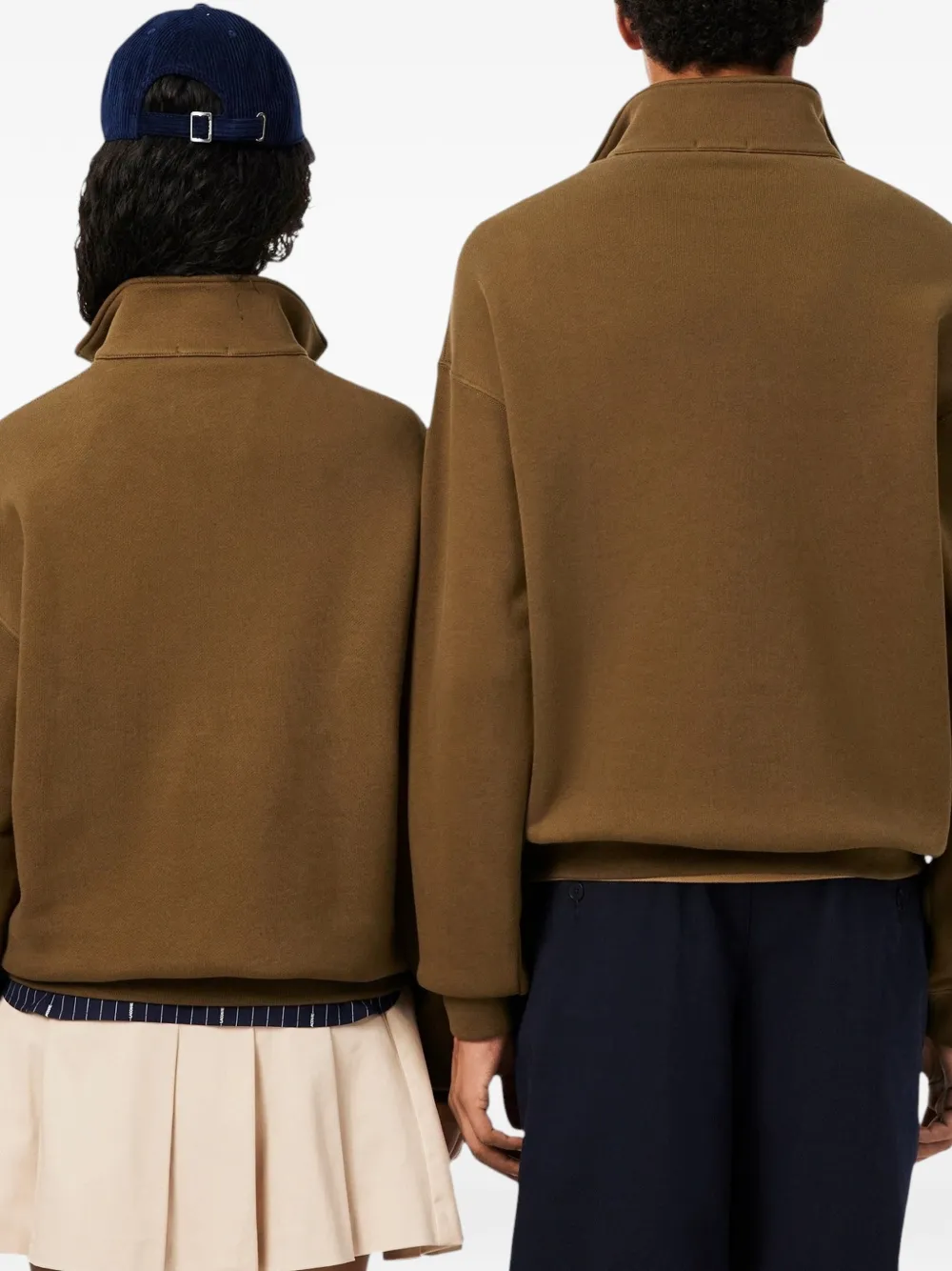 Lacoste Fleece sweater Bruin