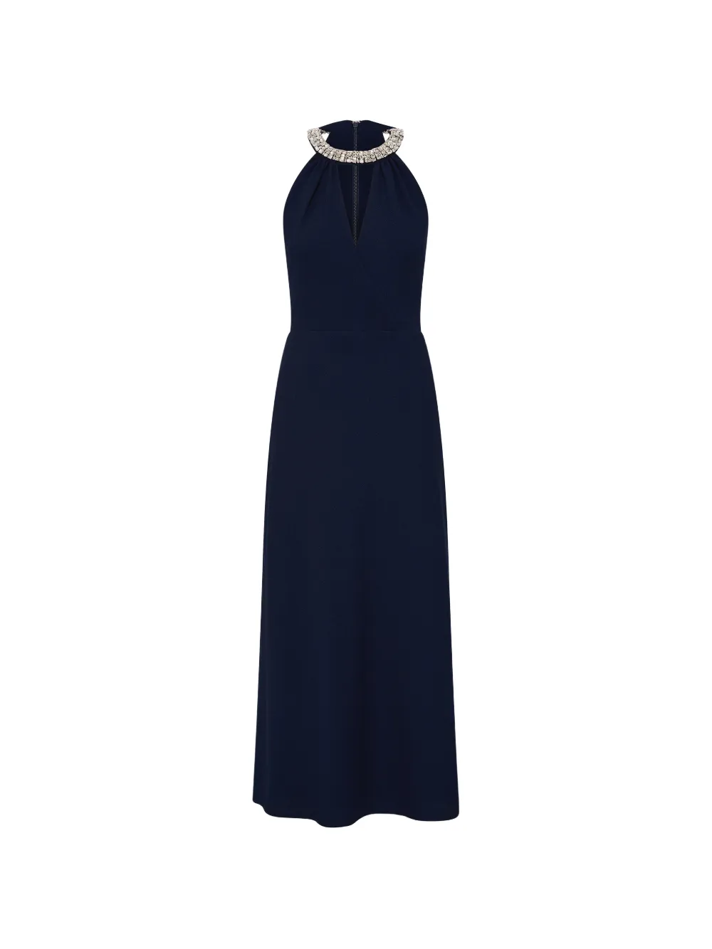 Rebecca Vallance Gimlet midi-jurk met halternek Blauw
