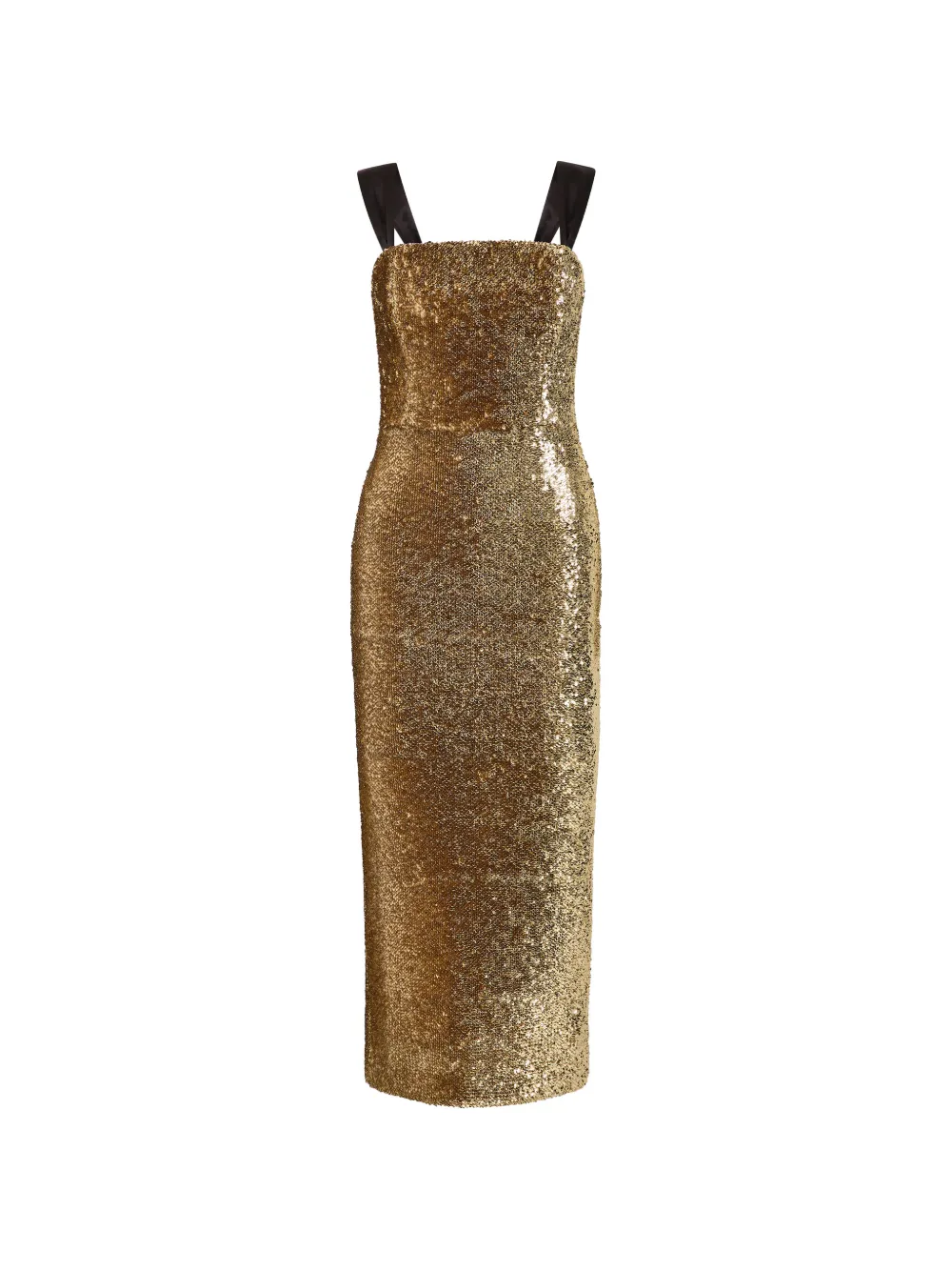 Rebecca Vallance Cambridge midi-jurk Goud