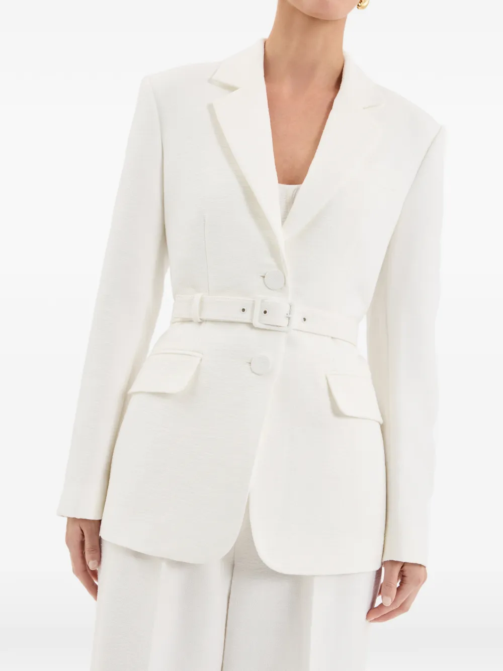 Rebecca Vallance Wimbledon blazer Wit