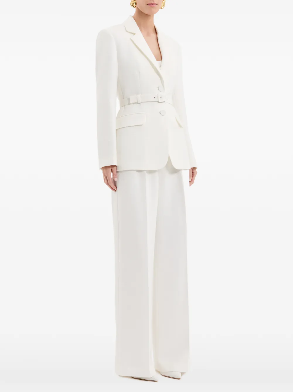 Rebecca Vallance Wimbledon blazer Wit