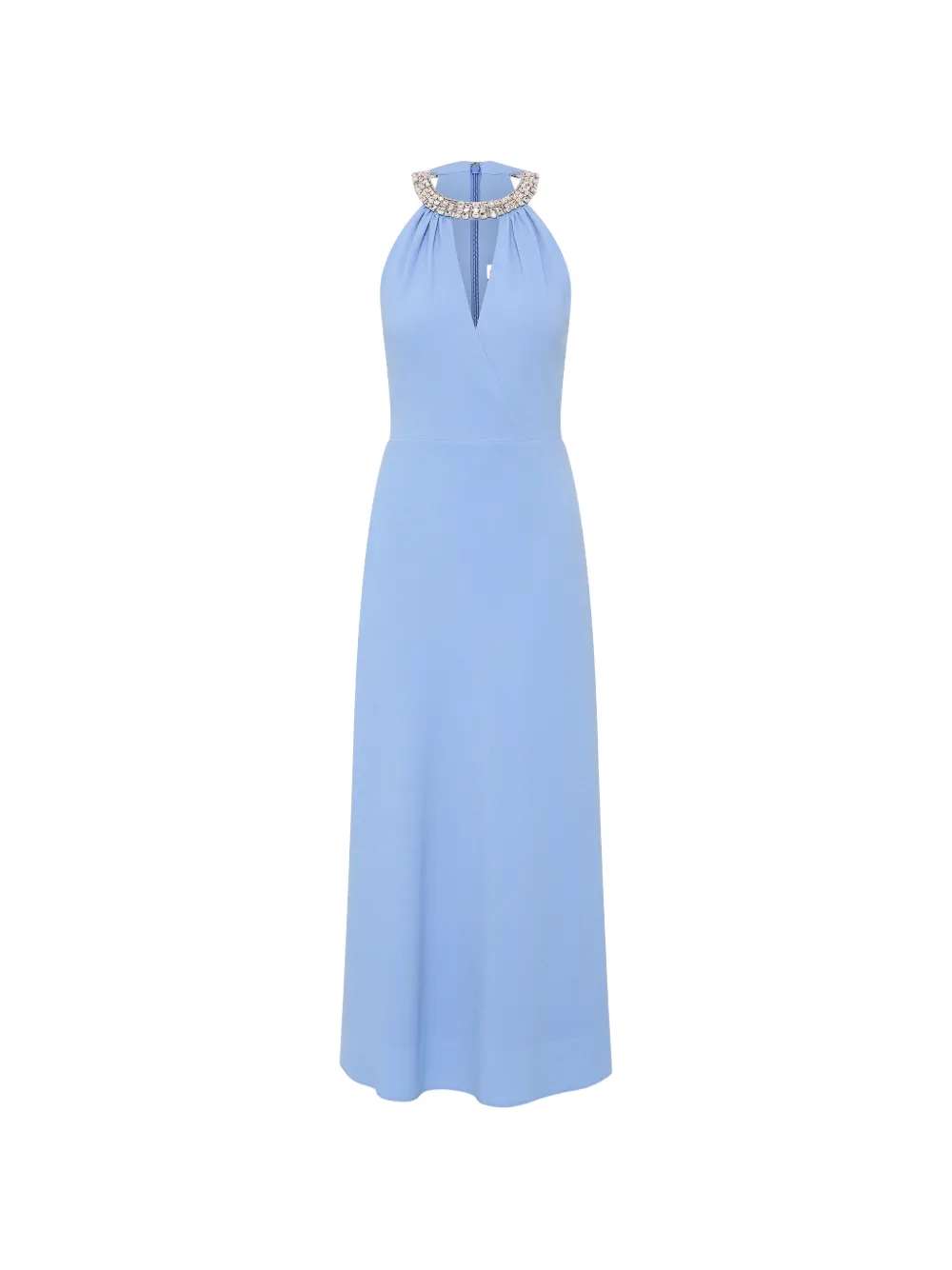 Rebecca Vallance Gimlet midi-jurk met halternek Blauw