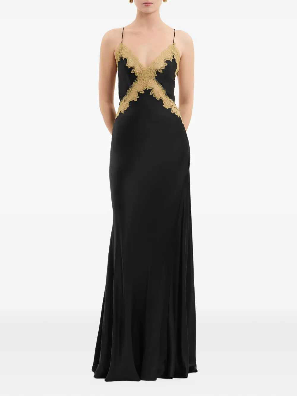 Rebecca Vallance Windsor maxi-jurk Zwart