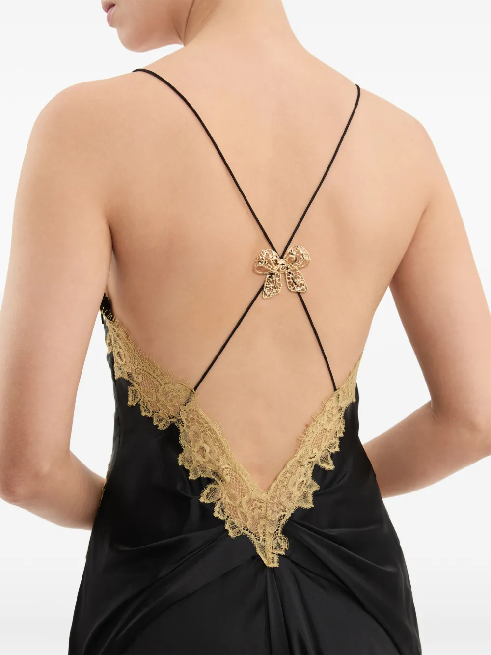 Rebecca Vallance Windsor maxi-jurk Zwart