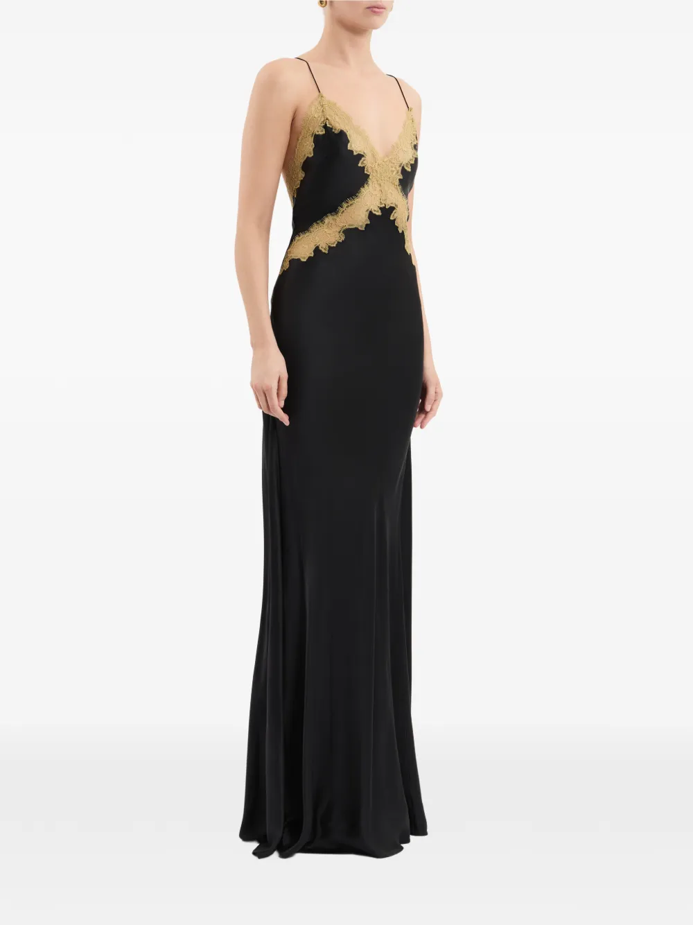 Rebecca Vallance Windsor maxi-jurk Zwart