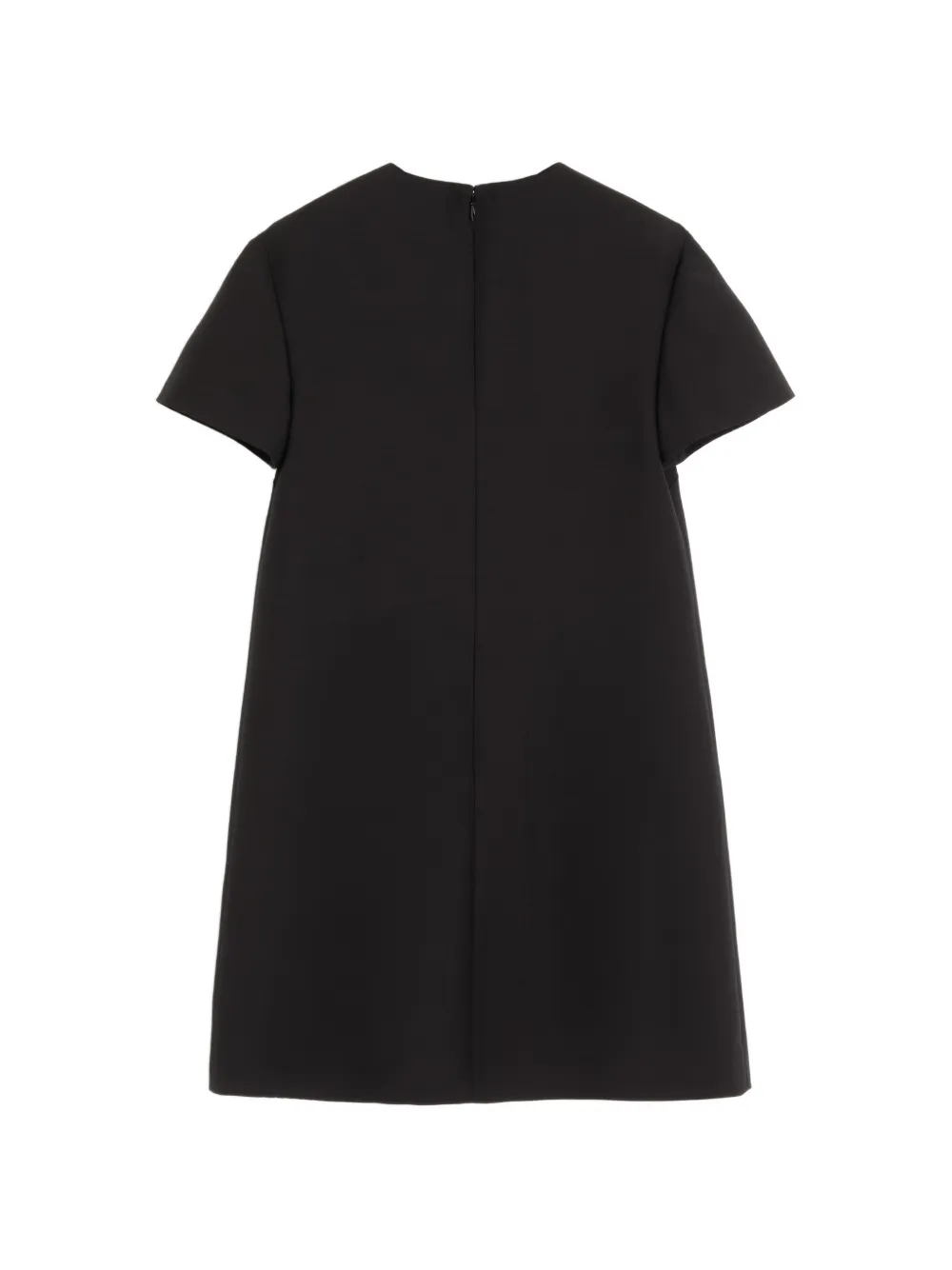 Valentino Garavani Crepe Couture short-sleeve mini dress Zwart