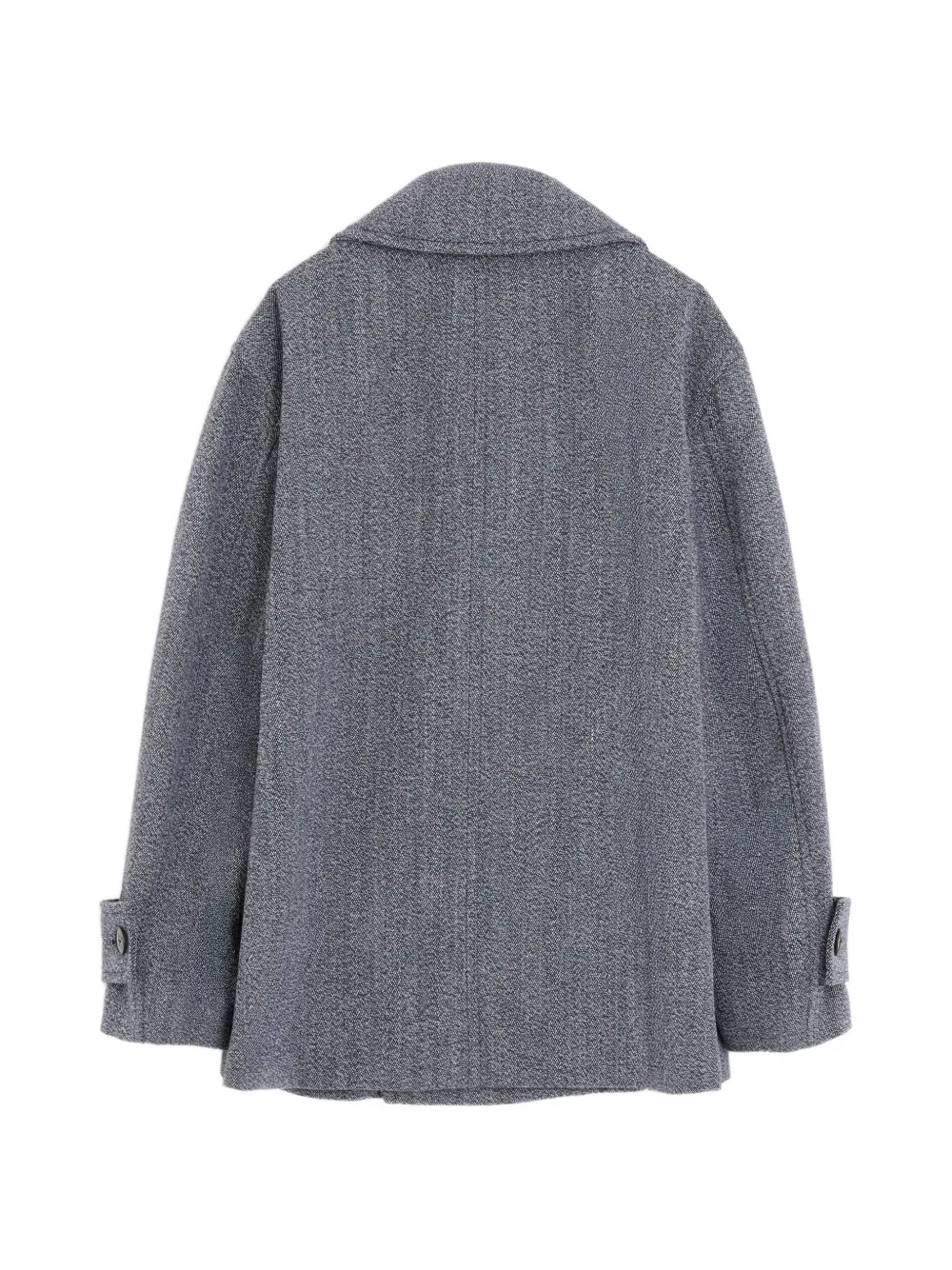 Valentino Garavani wool tweed blazer Blauw