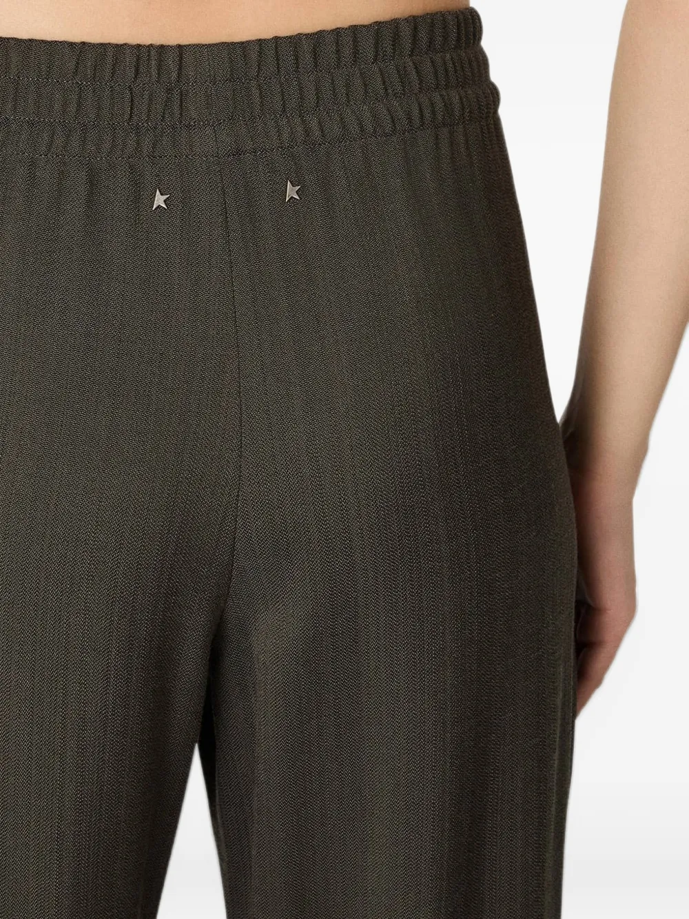 Golden Goose green viscose and wool sweatpants Groen