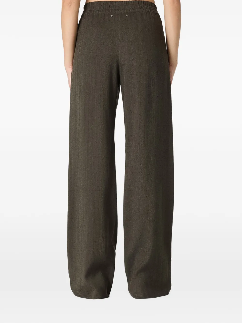 Golden Goose green viscose and wool sweatpants Groen