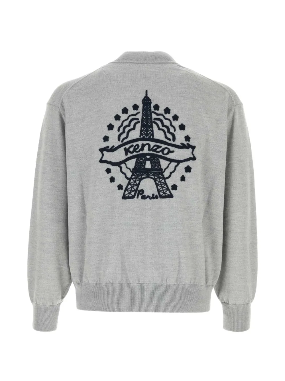 Kenzo Eiffel Tower vest met rits Grijs