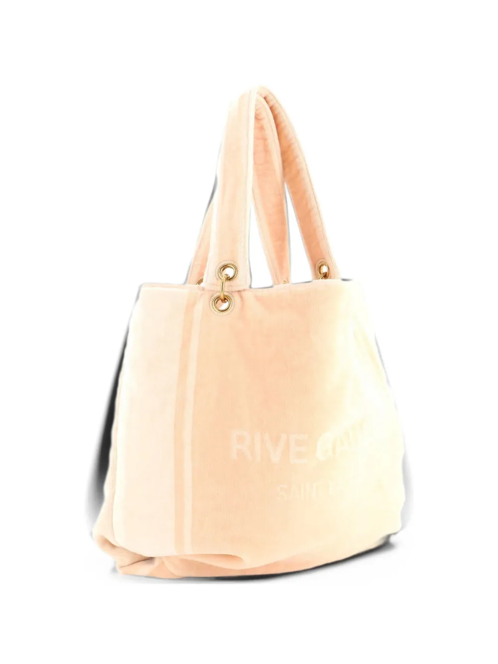 Saint Laurent Pre-Owned Rive Gauche Beach Bag Terry Cloth tote bag - Tons neutres Saint Laurent Pre-Owned Rive Gauche Beach Bag Terry Cloth tote bag - Tons neutres