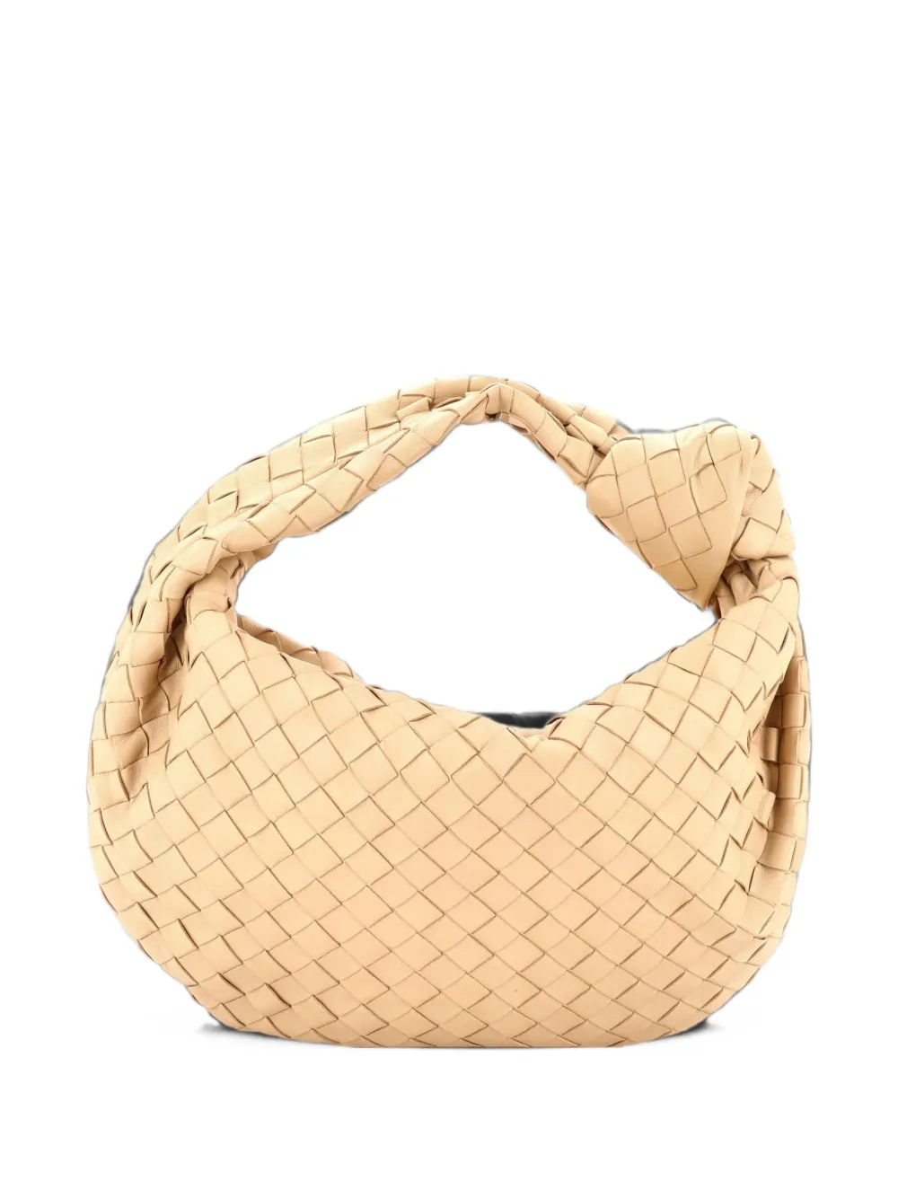 Bottega Veneta Pre-Owned BV Jodie Intrecciato Nappa Teen hobo bag - Nude
