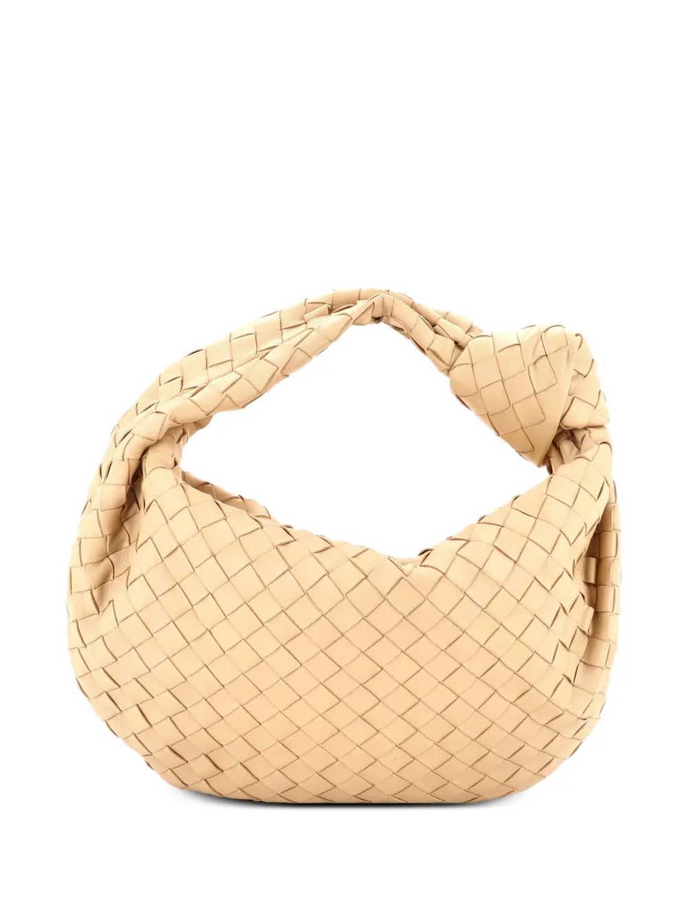 Bottega Veneta Pre-Owned BV Jodie Intrecciato Nappa Teen hobo bag - Neutrals