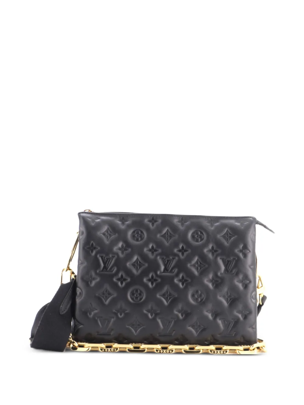 Louis Vuitton Pre-Owned Coussin Bag Monogram Embossed Lambskin PM crossbody bag - Black