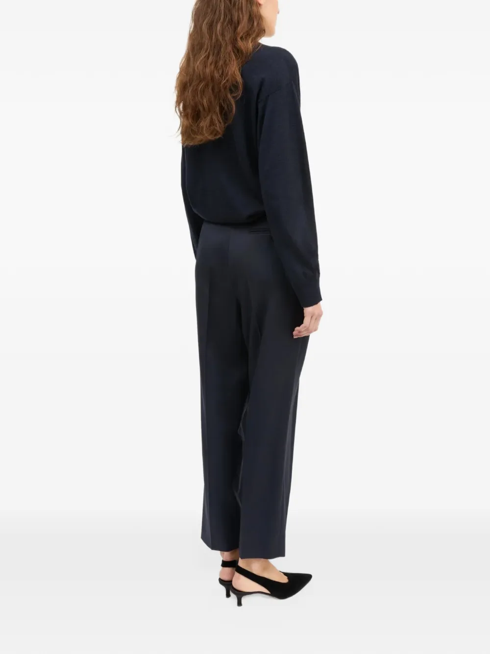Skall Studio Arley getailleerde plooibroek Blauw