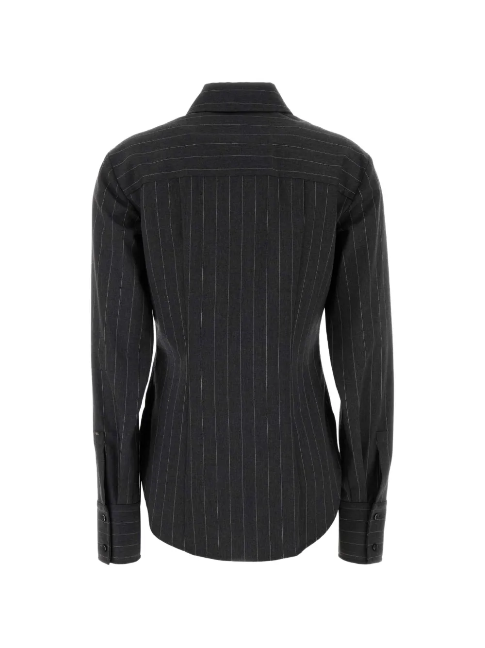 Sportmax Pepli blouse met krijtstreep Grijs