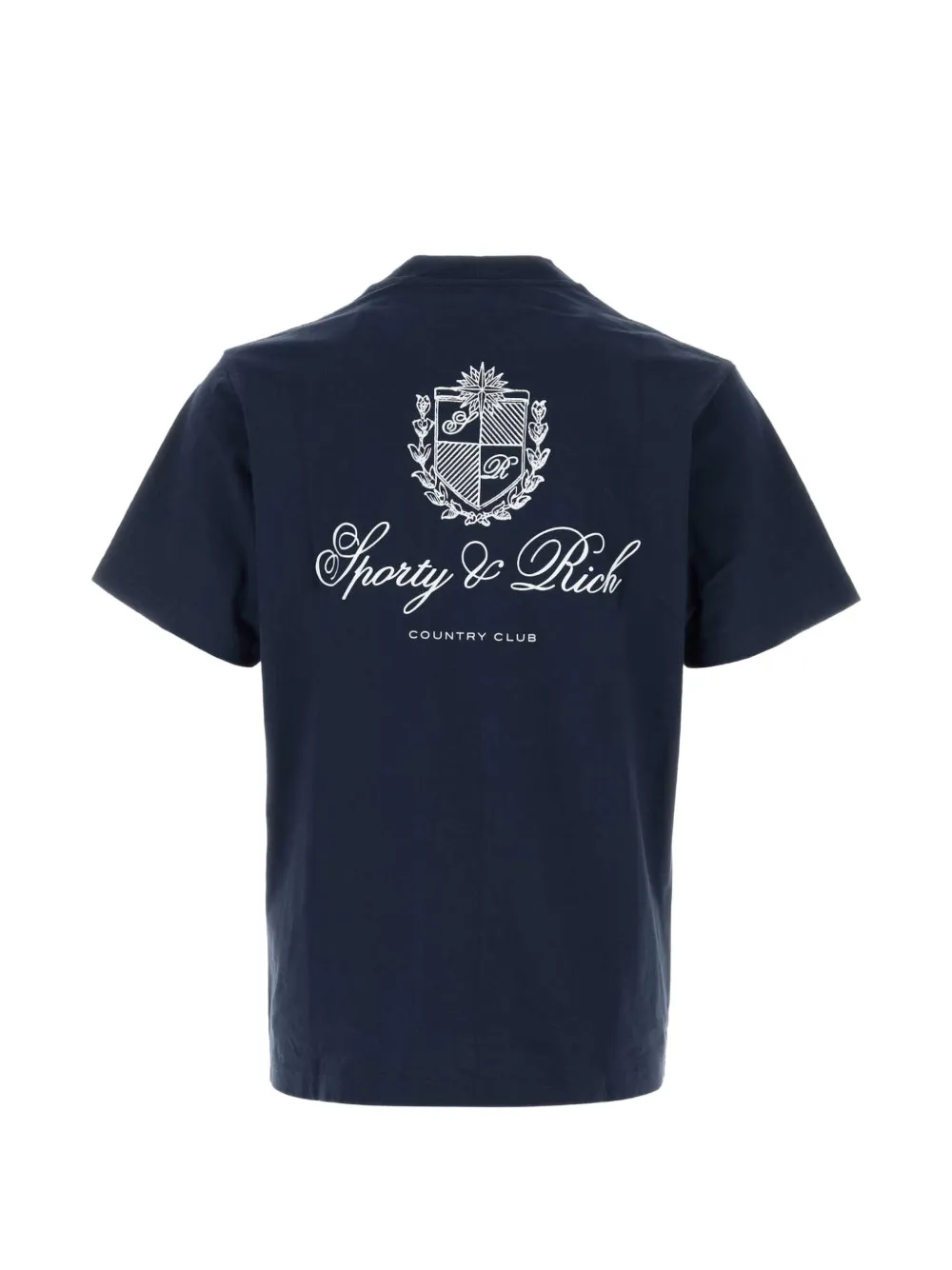 Sporty & Rich Cameron Club T-shirt met logo-print Blauw