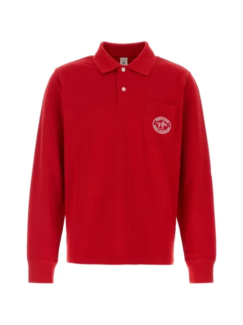 Sporty & Rich Perry Riding long-sleeve polo shirt
