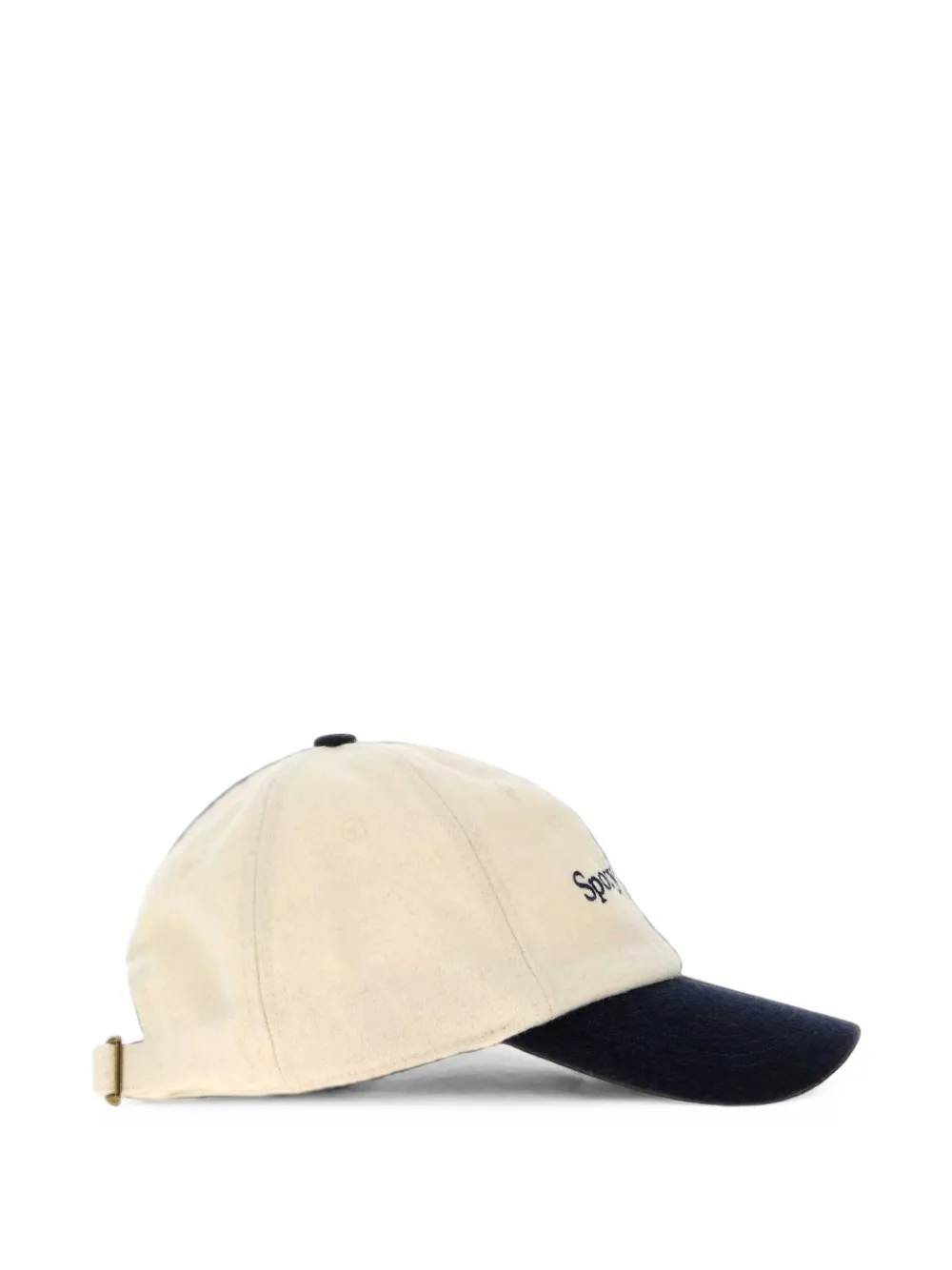 Sporty & Rich Marcus Serif honkbalpet Beige