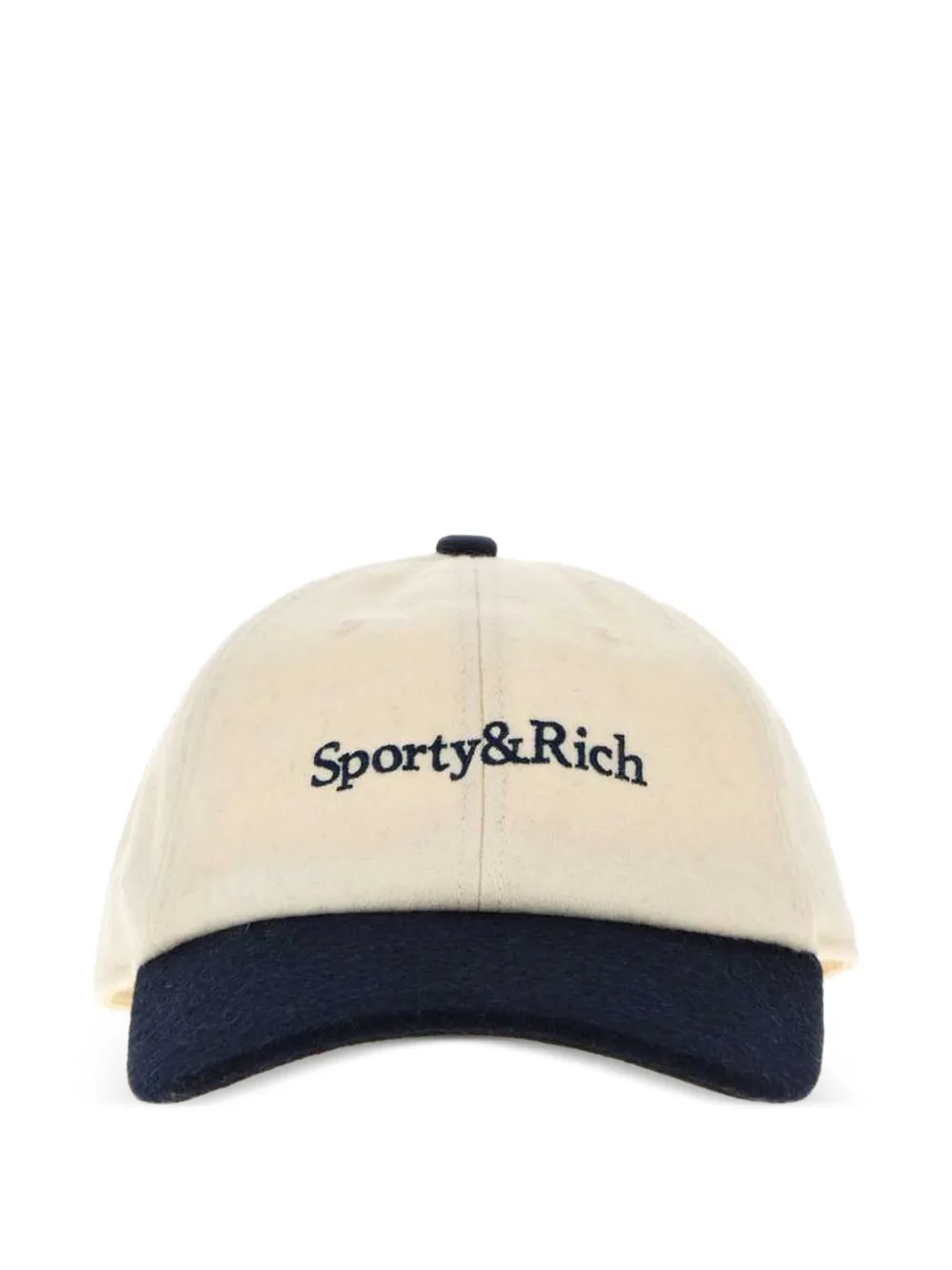 Sporty & Rich Marcus Serif honkbalpet Beige