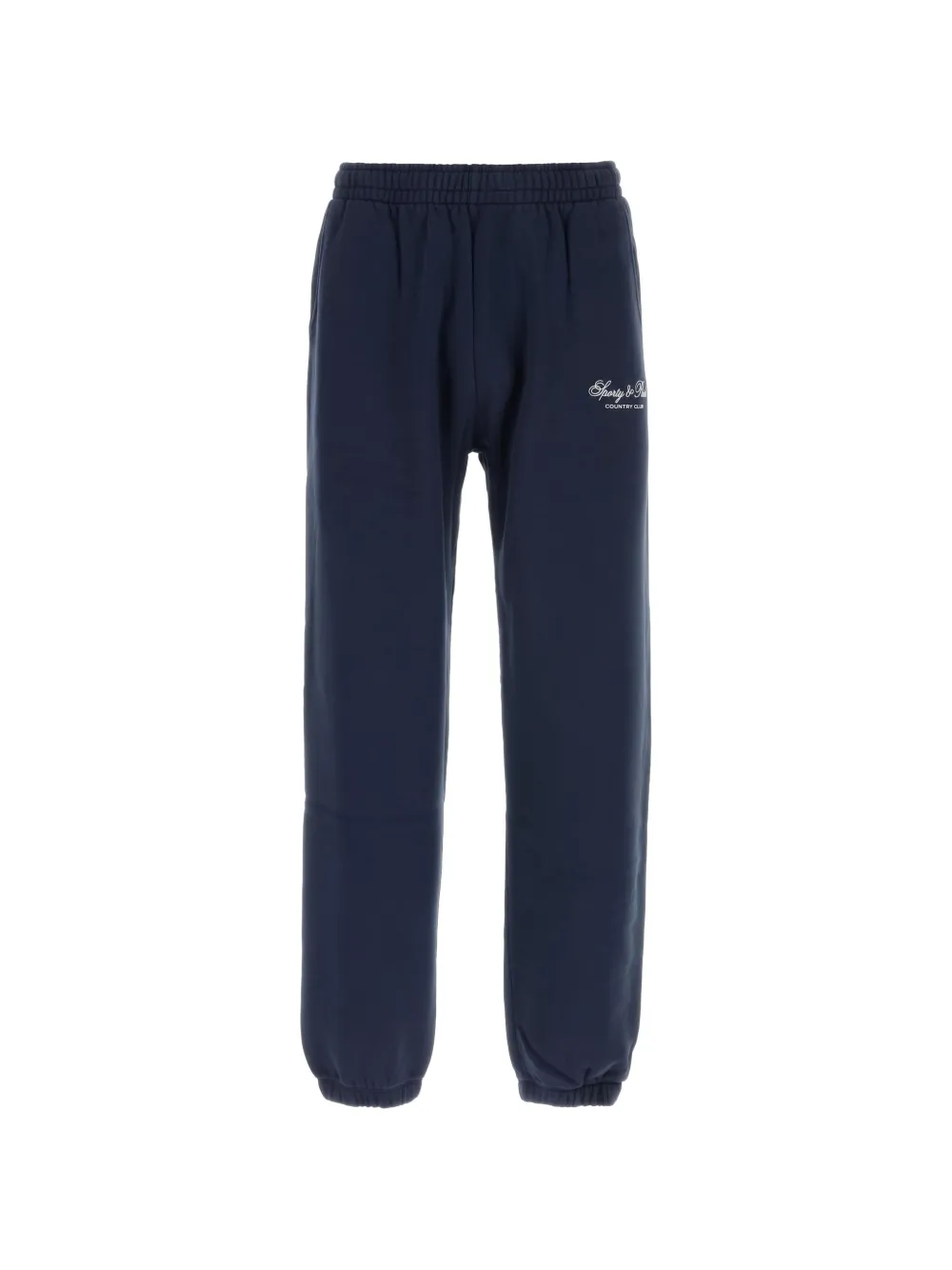 Sporty & Rich Brianno Club logo-print track pants - Blu