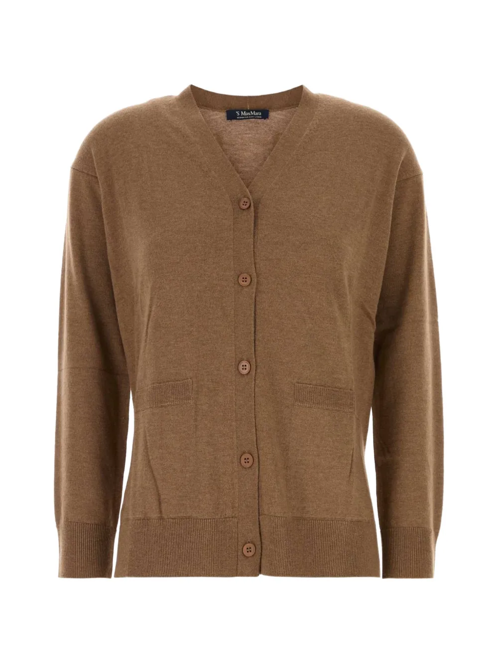 'S Max Mara fine-knit button-up cardigan - Brown