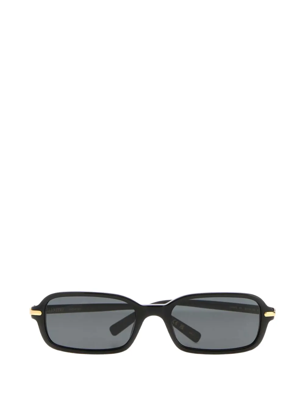VALENTINO GARAVANI EYEWEAR VLogo Signature zonnebril met rechthoekig montuur Zwart