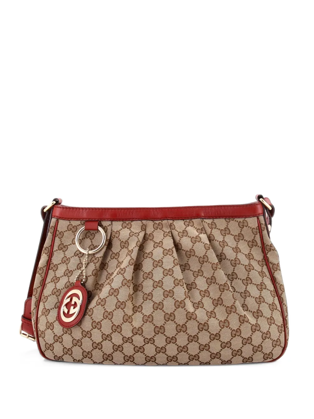 Gucci Pre-Owned Sukey GG Canvas with Leather Medium hobo bag - Braun