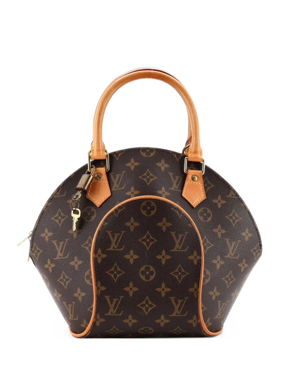 Louis Vuitton Pre-Owned Ellipse Bag Monogram Canvas PM satchel - Marrone