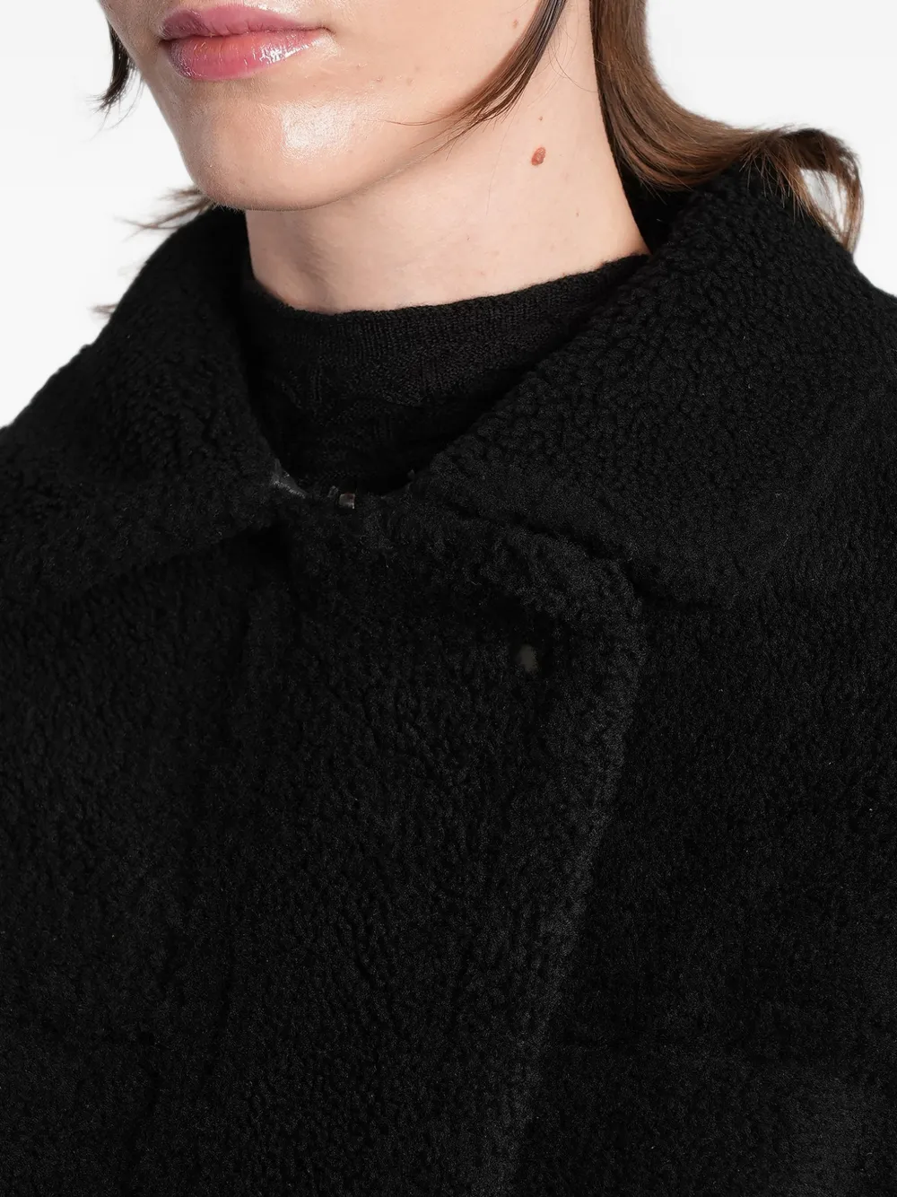 Salvatore Santoro reversible leather jacket Zwart