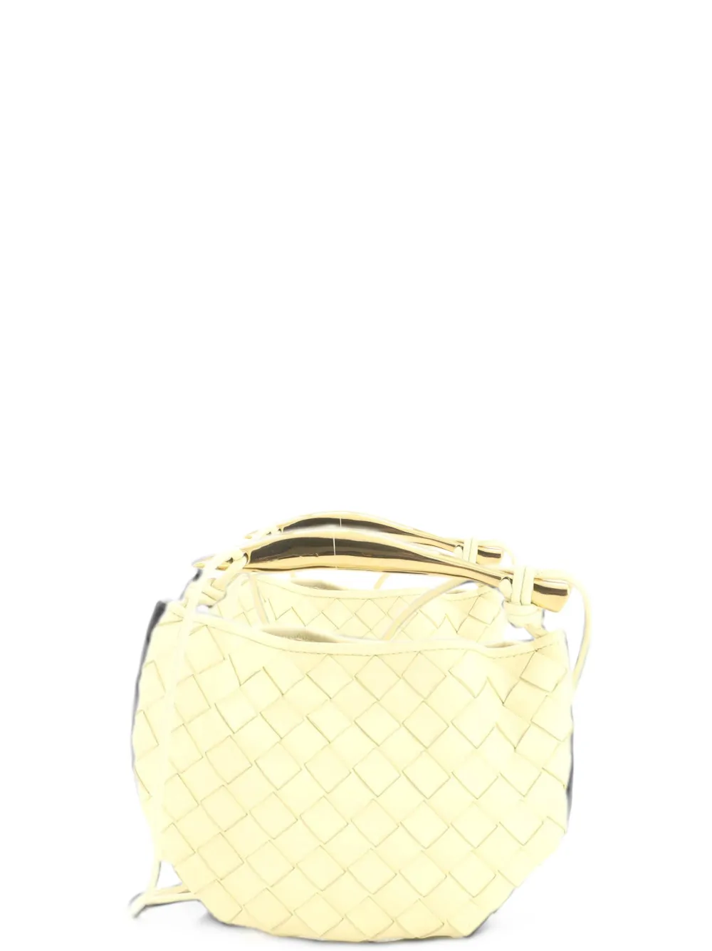 Bottega Veneta Pre-Owned Sardine Top Handle Bag Intrecciato Nappa Mini satchel - Gelb