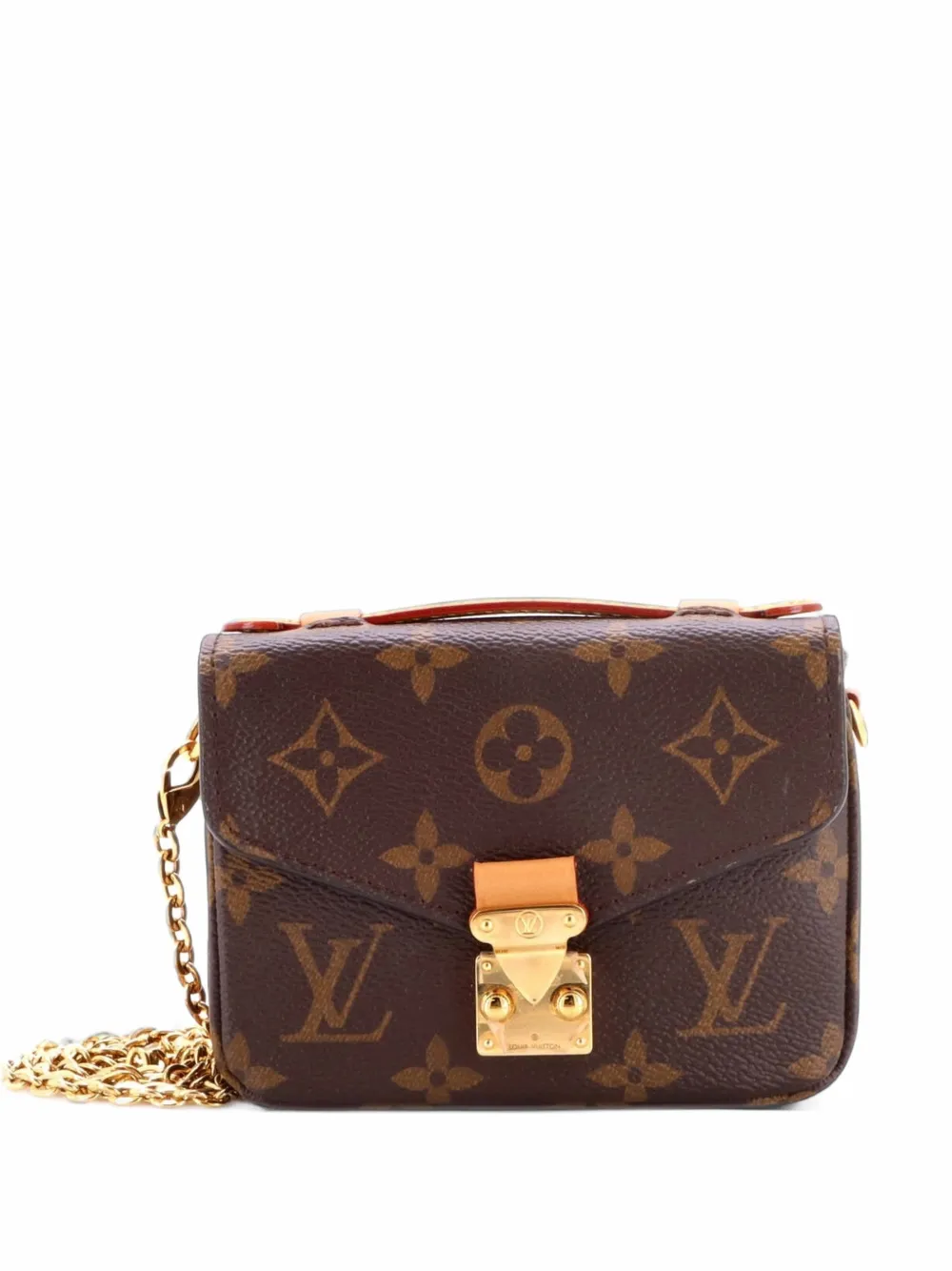 Louis Vuitton Pre-Owned Micro Metis Monogram Canvas crossbody bag - Braun