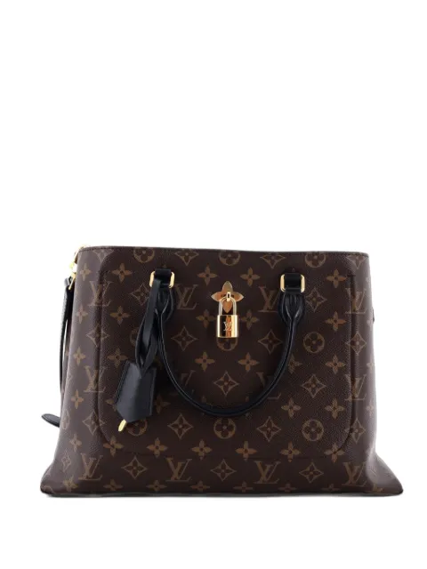 Louis Vuitton Pre-Owned tote Flower de piel y lona con monograma