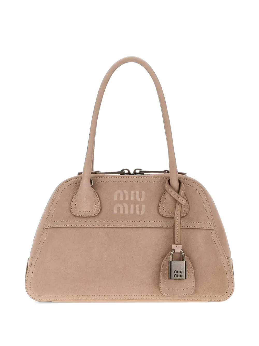 Miu Miu small Vivant nappa leather bag - Toni neutri