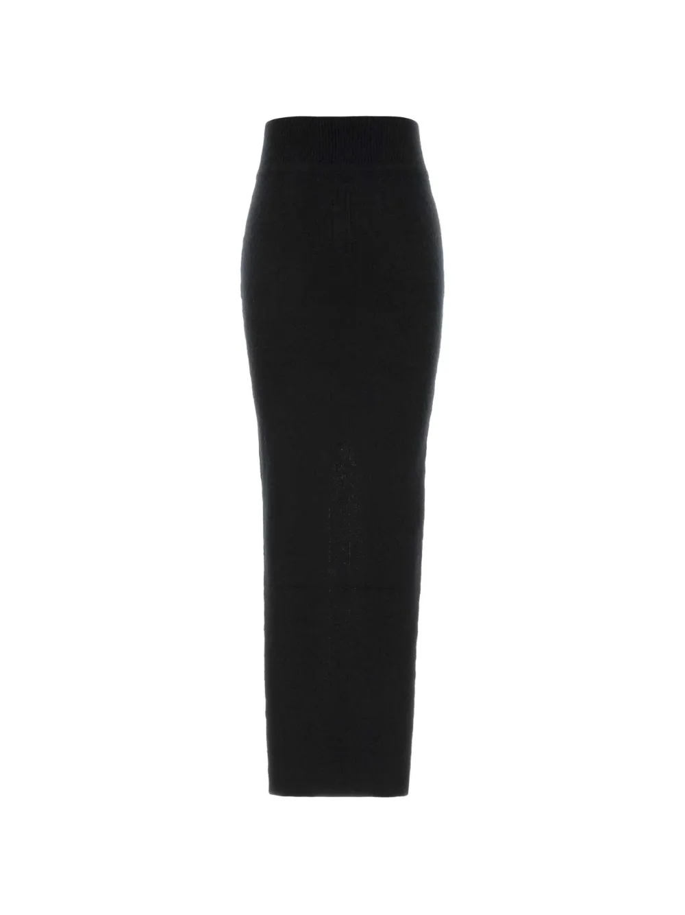 Rick Owens ribbed-knit slit maxi skirt - Noir Rick Owens ribbed-knit slit maxi skirt - Noir