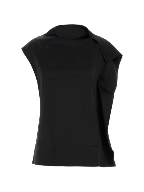 Sportmax ruffled sleeveless top