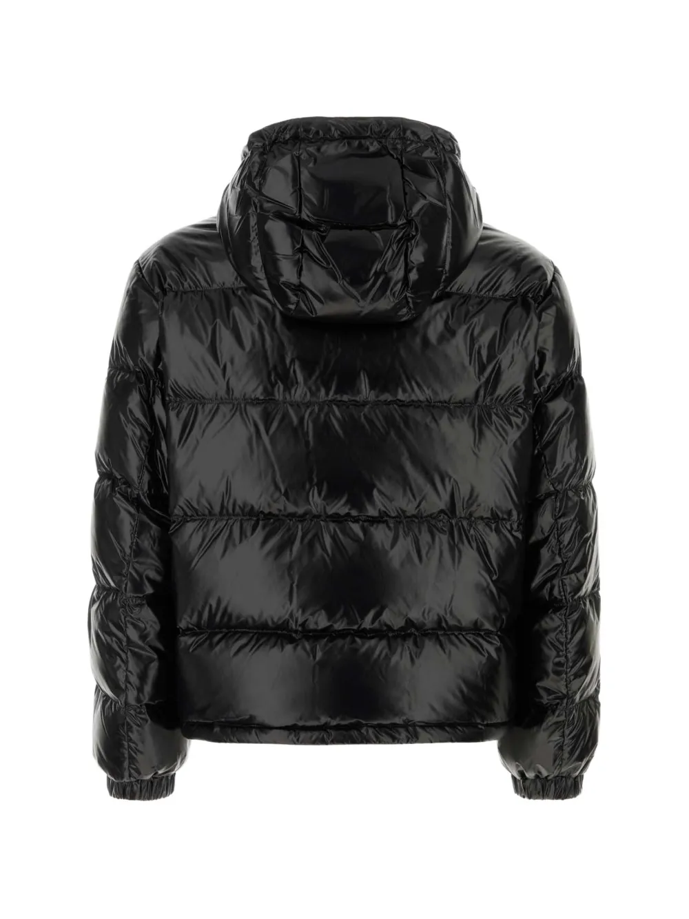 Versace Gevoerd jack met capuchon Zwart